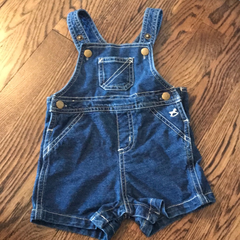 Faded glory baby denim overalls